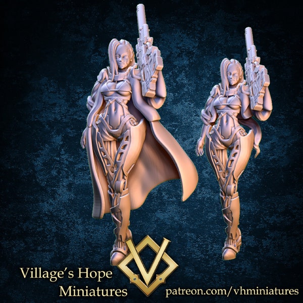 Cyborg Soldier / Tabletop Model / Miniature Figurine | Village's Hope