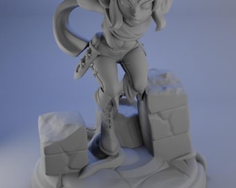 Amanita the Goblin Rogue / Tabletop Model / Miniature Figurine | Twin Goddess Minis