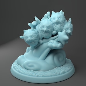 Pomeranian Fairy Swarm / Tabletop Model / Miniature Figurine | Twin Goddess Minis