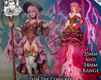 Lydia the Jellyfish Mermaid / Tabletop Model / Miniature Figurine | Ronin Arts Workshop