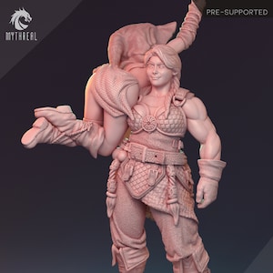 Bianka die Türsteherin / Tischmodell / Miniaturfigur | MythReal Spiele