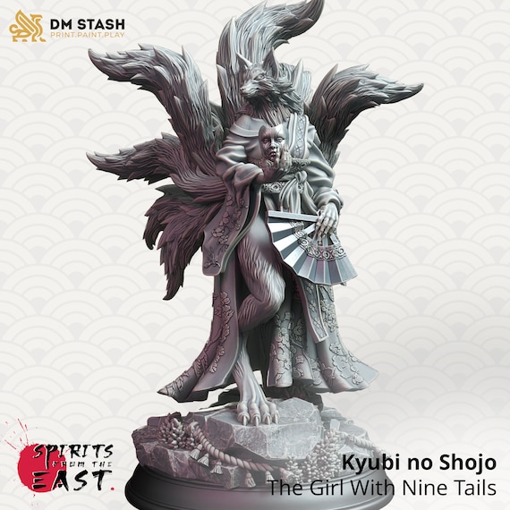 Kyubi No Shoujo the Nine Tailed Fox Spirit / Tabletop Model