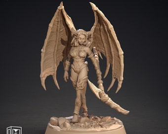 Succubus Camille / Tabletop Model / Miniature Figurine | Clay Cyanide Miniatures
