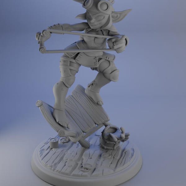 Tirachinas Goblin / Modelo de mesa / Figura en miniatura / Miniaturas de Diosas Gemelas