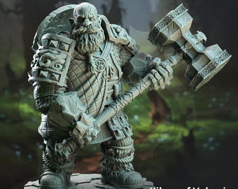 Kilroy z Voksnja, krasnoludzki duchowny / Model stołowy / Figurka miniaturowa | DM Stash