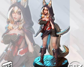 Charlie the Kitsune Rogue / Model stołowy / Figurka miniaturowa | Gaz Miniatures