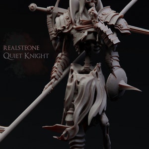 Quiet Knight / Tabletop Model / Miniature Figurine | Realstone Miniatures