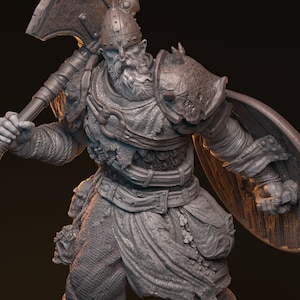 Ingolve Seitras the Viking / Tabletop Model / Miniature Figurine | MythReal Games