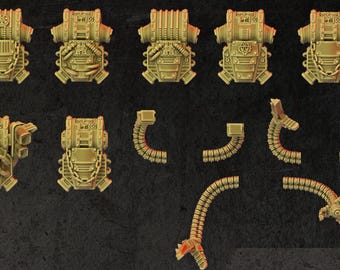 Metal Brotherhood Backpack Kit / Tabletop Model / Wargaming Miniature | DakkaDakka