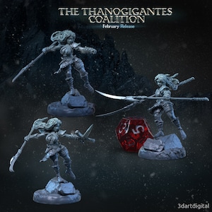 Ygris Jotun-Gutter On Foot / Tabletop Figurine / Miniature Model | 3DArtDigital