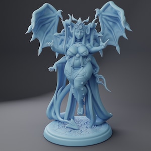 Boss Succubus / Tabletop Model / Miniature Figurine | Twin Goddess Minis