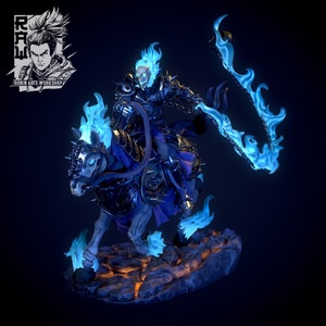 Curse Knight Furio Dvorga / Tabletop Model / Miniature Figurine | Ronin Arts Workshop