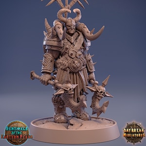 Tobin Krush / Barbarian Miniature / Tabletop Model | Daybreak Miniatures