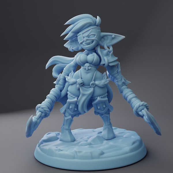 Boss Goblin / Tabletop Model / Miniature Figurine | Twin Goddess Minis