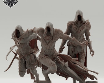 Dark Blade Knights / Tabletop Model / Miniature Figurine | Realsteone Miniatures