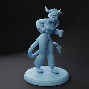 Macy the Tired Succubus / Tabletop Model / Miniature Figurine | Twin Goddess Minis