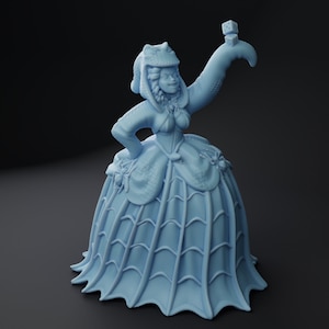 Miss HebbyJeeby / Tabletop Model / Miniature Figurine | Twin Goddess Minis