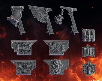 Pactum Aeternum Fahrrad Dekor Kit / Tabletop Modell / Wargaming Miniatur | DakkaDakka