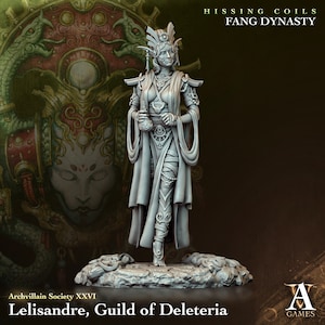 Lelisandre of the Guild of Deleteria / Tabletop Model / Miniature Figurine | Archvilain Games