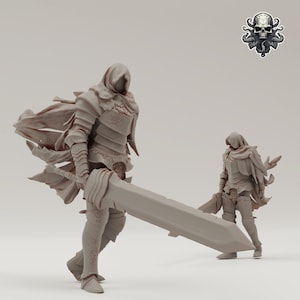 Forlorn Knight / Tabletop Model / Miniature Figurine | Realsteone Miniatures