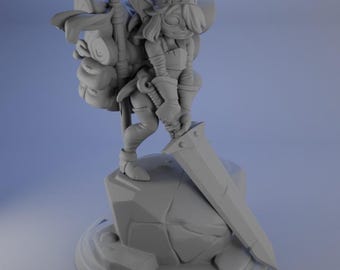 Cherry, a Goblin Aventureira / Modelo para Jogos de Mesa / Miniatura | Twin Goddess Minis