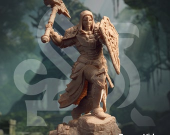 Cleric Terrus Videm / Tabletop Model / Miniature Figurine | DM Stash