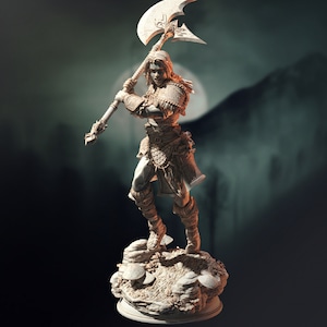 Ariana der Barbar Werwolf / Tabletop Modell / Miniatur Figur | DM Stash