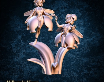 Lilly of the Vally Fairy / Tabletop Model / Miniature Figurine | Village's Hope
