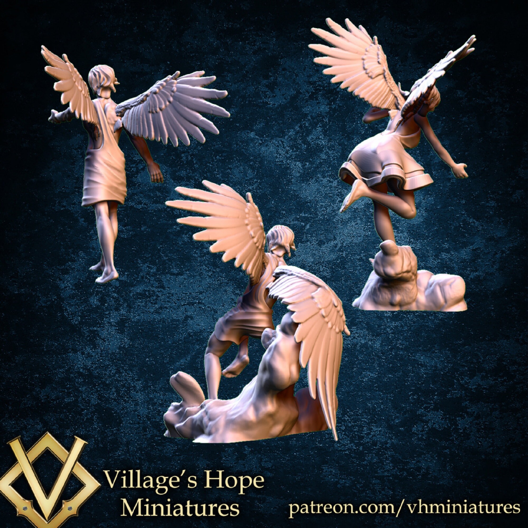 Angels / Tabletop Model / Miniature Figurine | Village's Hope ...
