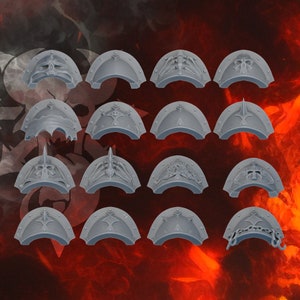 Chaotic Legions Shoulder Armor Kit / Tabletop Model / Wargaming Miniature | DakkaDakka