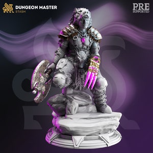 Tygrin Char the War Chief / Tabletop Model / Miniature Figurine | DM Stash