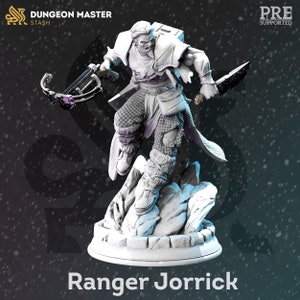 Ranger Jorrick / Modello da tavolo / Statuetta in miniatura / DM Stash