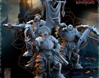 Orc Crossbow Command Squad / Tabletop Model / Miniature Figurine | The Beholder Miniatures