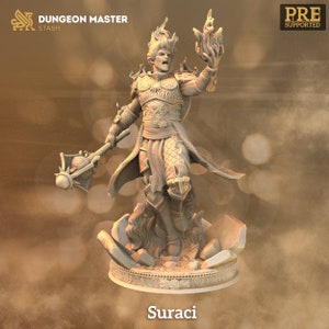 Sun Cleric Suraci / Tabletop Model / Miniature Figurine | DM Stash