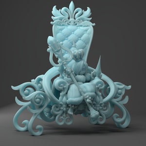 Goblin Queen / Tabletop Model / Miniature Figurine | Twin Goddess Minis