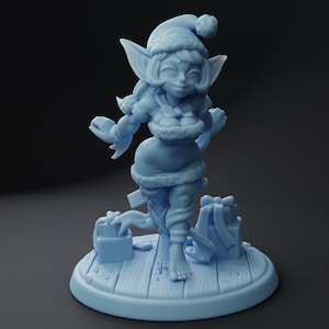 Nokki the Xmas Goblin / Tabletop Model / Miniature Figurine | Twin Goddess Minis