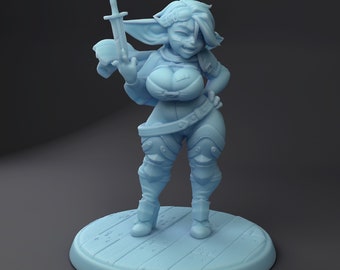 Meryl die Kobold Schurke / Tabletop Model / Miniatur Figur | Zwillingsgöttin Minis