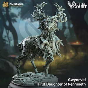Gentle Forest Spirit Gwynevel / Tabletop Model / Miniature Figurine | DM Stash