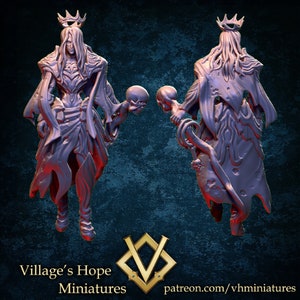 Hades God of the Underworld / Tabletop Model / Miniature Figurine | Village&#39;s Hope Miniatures