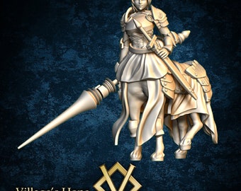 Centaur Knight / Tabletop Model / Miniature Figurine | Village&#39;s Hope Miniatures