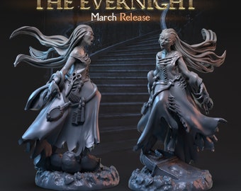 Delphine Labelle the Banshee / Tabletop Figurine / Miniature Model | 3DArtDigital