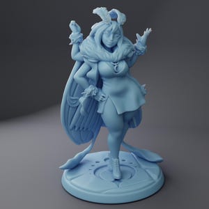 Moth Girl / Tabletop Model / Miniature Figurine | Twin Goddess Minis