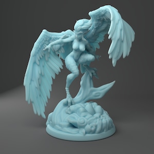 Harpy Girl / Tabletop Model / Miniature Figurine | Twin Goddess Minis
