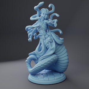 Boss Medusa / Tabletop Model / Miniature Figurine | Twin Goddess Minis