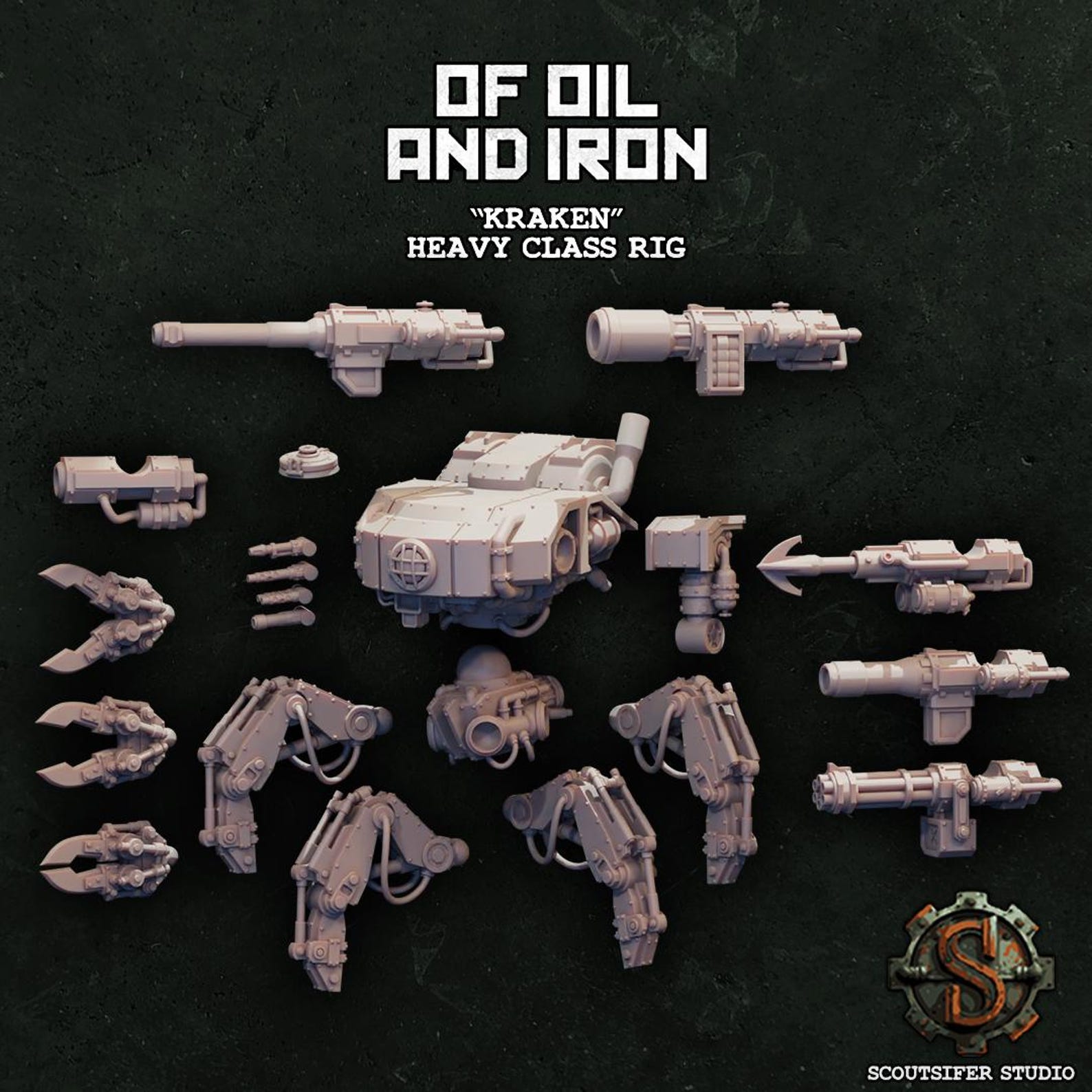 Heavy Class Rig Kraken / Tabletop Model / Wargaming Miniature ...