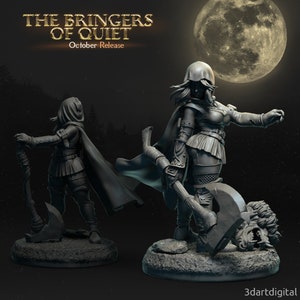 Sister of the Crimson Hood / Tabletop Model / Miniature Figurine | 3DArtDigital