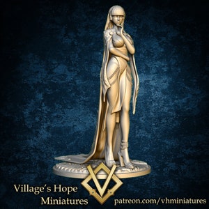 Noble Lady / Tabletop Model / Miniature Figurine | Village&#39;s Hope Miniatures