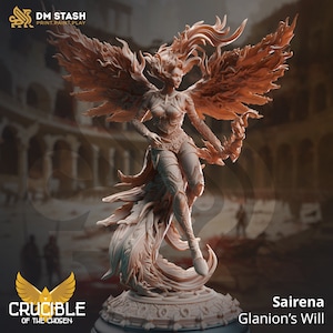 Divine Archer Sairena / Tabletop Model / Miniature Figurine | DM Stash