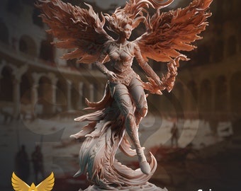 Divine Archer Sairena / Tabletop Model / Miniature Figurine | DM Stash