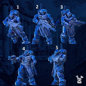 Tacet Vestiga Squad / Tabletop Model / Wargaming Miniature | DakkaDakka